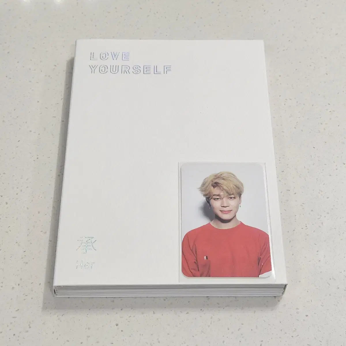 BTS Love Yourself Her V album / jimin photocard