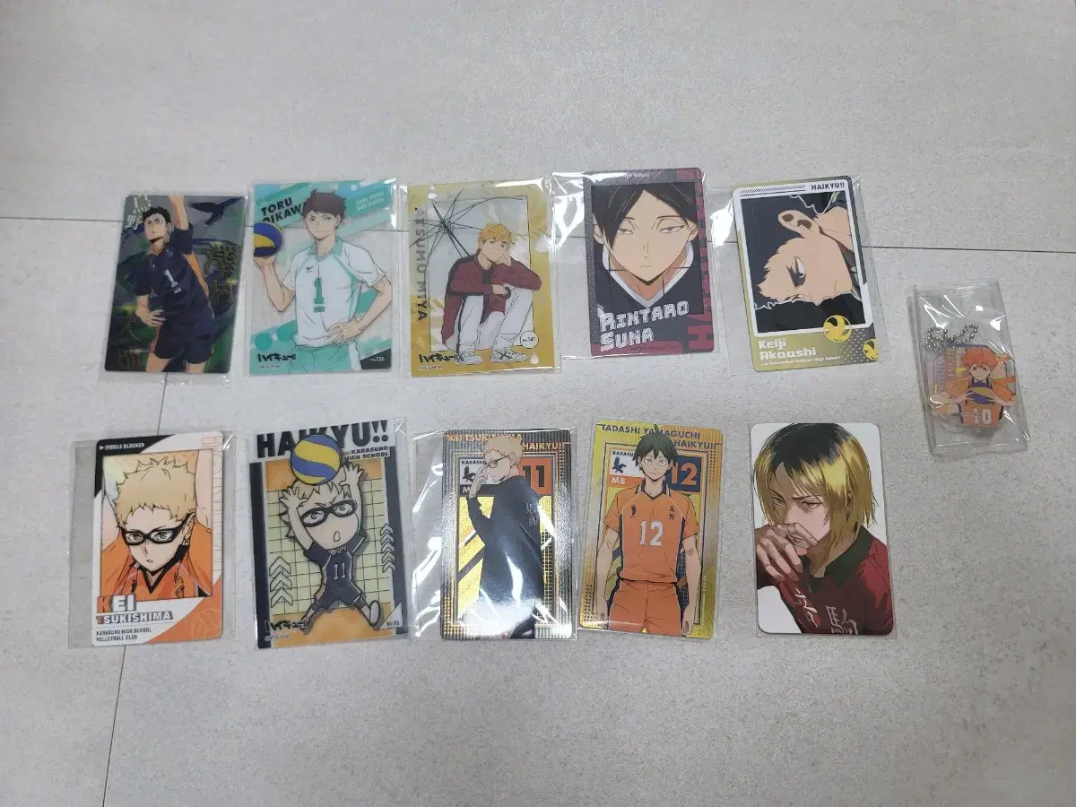 Haikyuu Snapmide Photocard Keyring