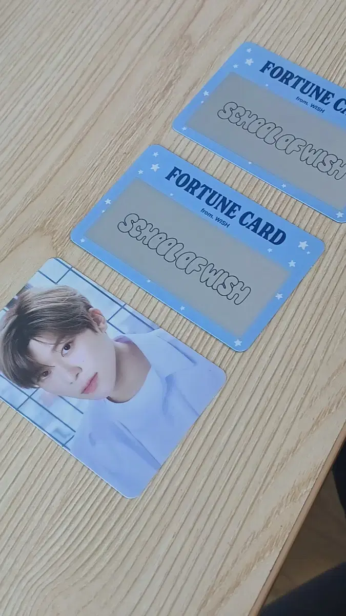 NCT wish sion fortune scratch kard set wts songbird riku u