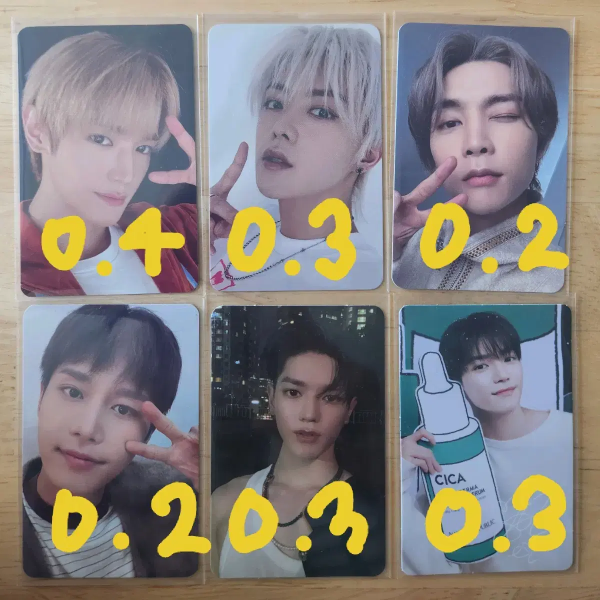 nct127 days photocard yuta taeyong johnny taeil photocard wts