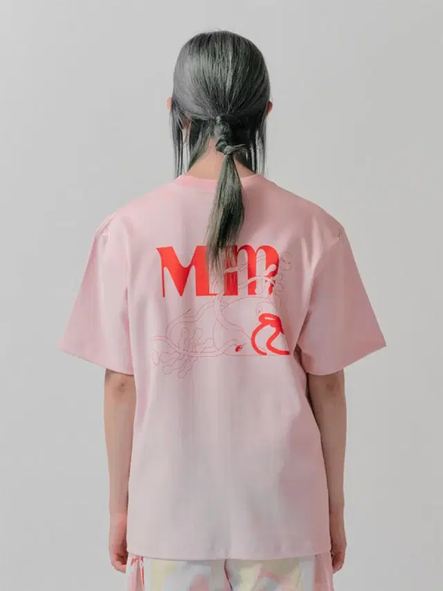 민주킴 바리 티셔츠 핑크 BARI T-SHIRT PINK MINJUKIM