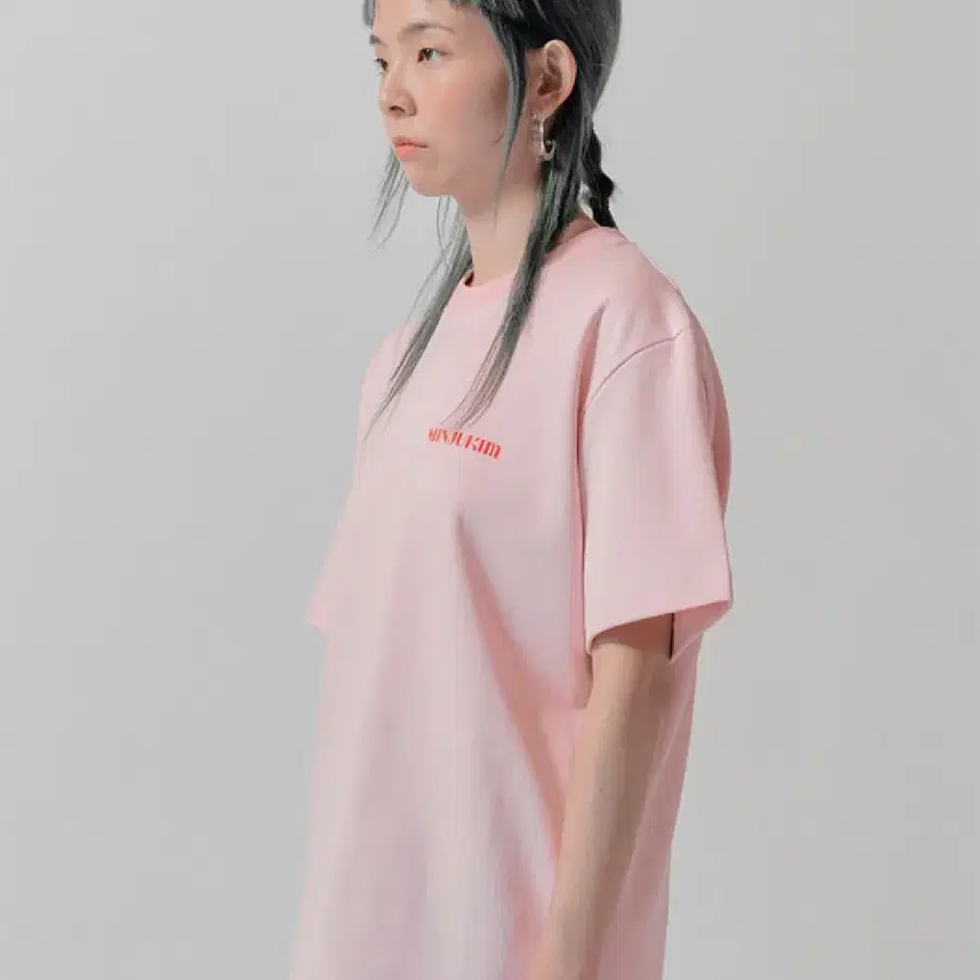 민주킴 바리 티셔츠 핑크 BARI T-SHIRT PINK MINJUKIM