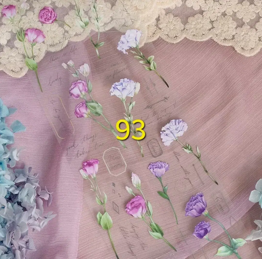 [급처할인!]마테컷93번-로이디자인 Eustoma 마테 다꾸 스티커