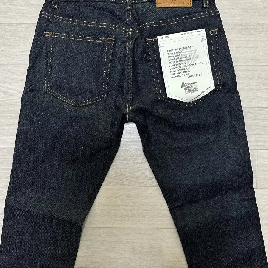 M#0457 glasgow coated rigid denim 28/32