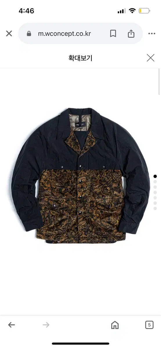 L) FERNDALE JACKET / FLOWER CORDUROY