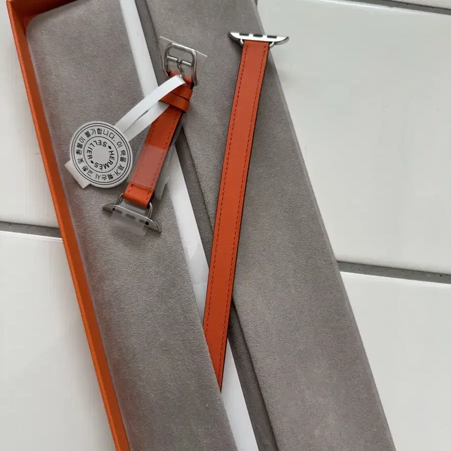 HERMES 에르메스 애플워치 스트랩 더블투어 41mm