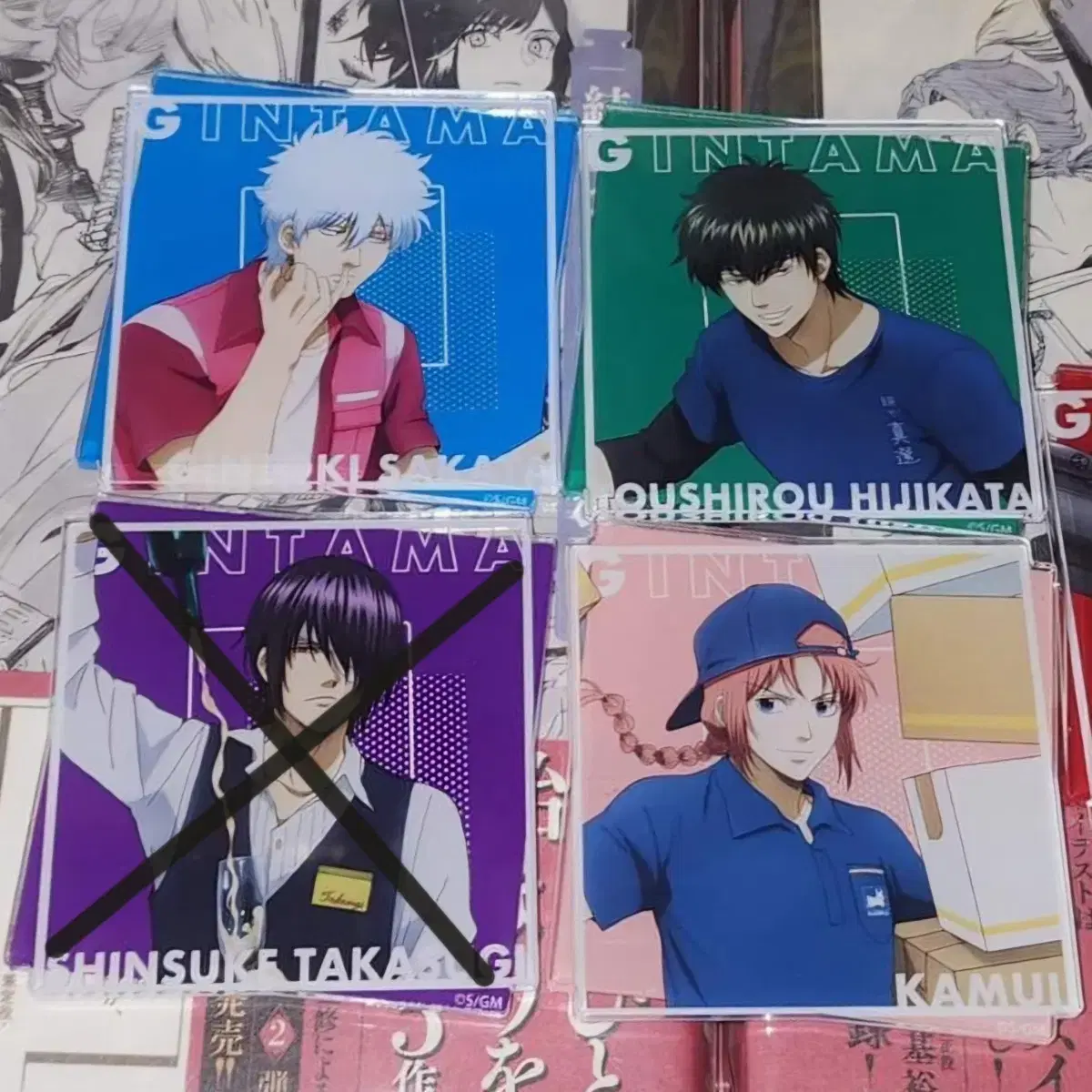 Gintama acrylic magnets sell magnets