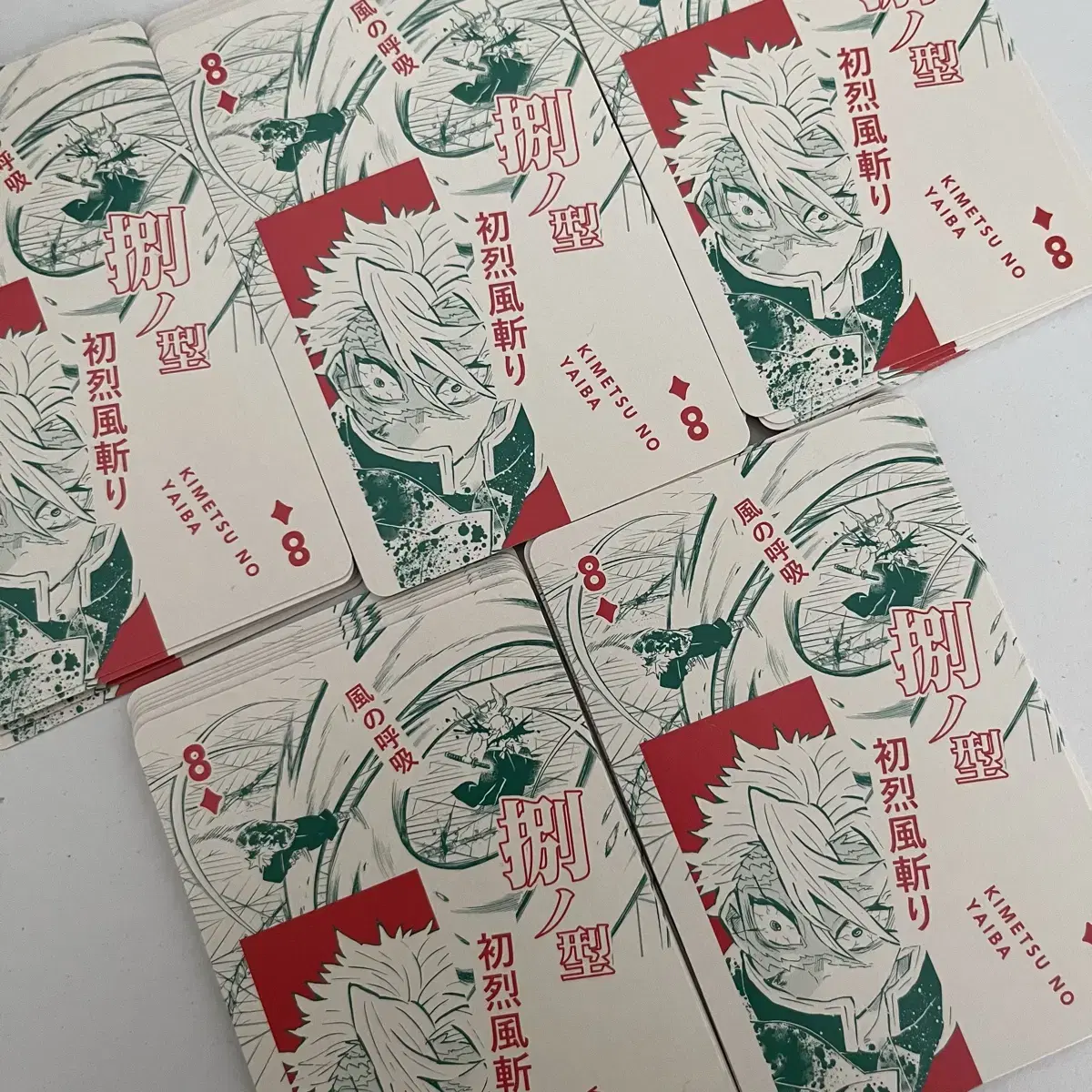 50 Sanemi playing cards in bulk