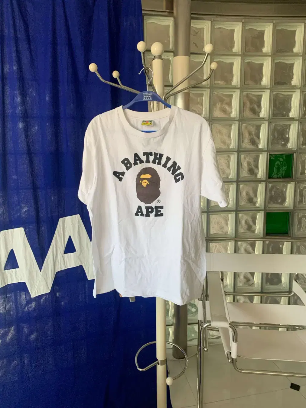 a bathing ape college tee