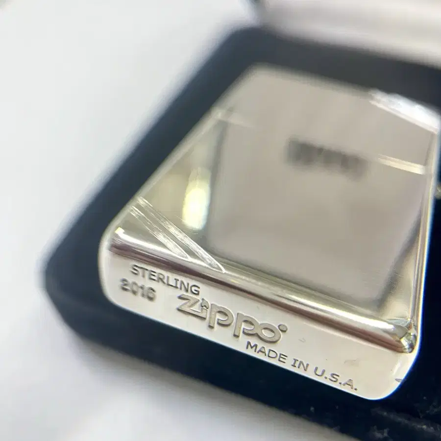 지포라이터 은실버 zippo sterling silver 은지포라이타