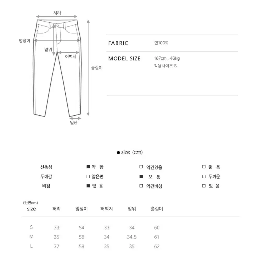 데미지 7부 버뮤다 데님 팬츠s