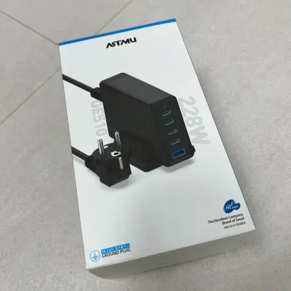 [미사용] USB PD 228W PPS GaN 초고속 멀티충전기