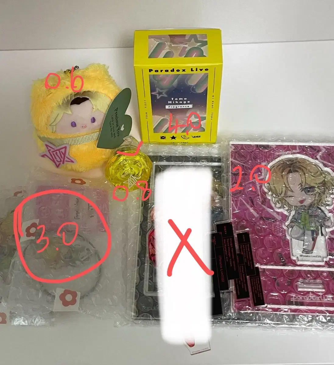 Paralai Paradox Live Hikage Toma Goods WTS