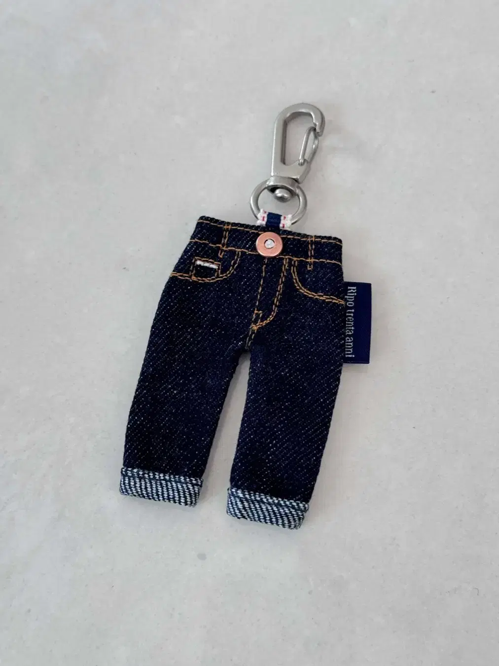 ripo trenta anni denim key ring