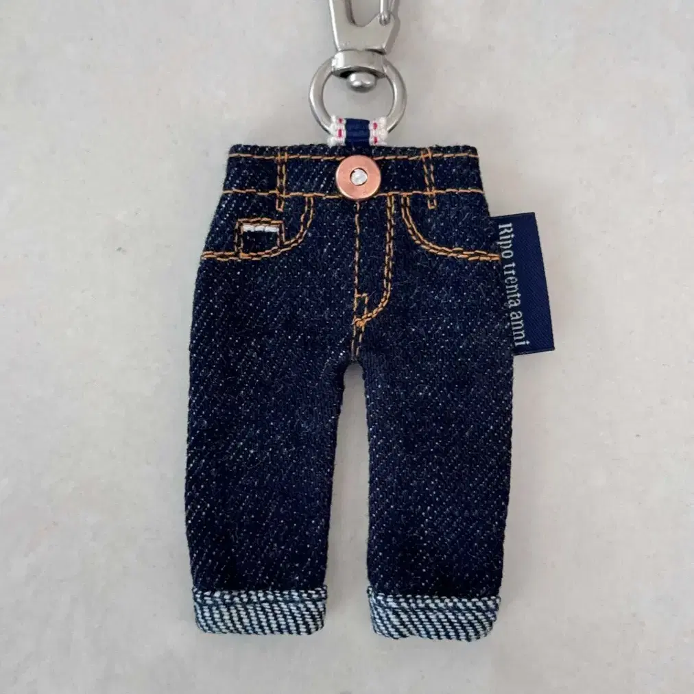 ripo trenta anni denim key ring