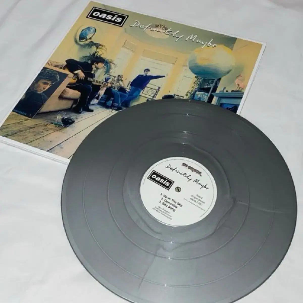 오아시스 25주년 실버 한정반 LP (definitely maybe)