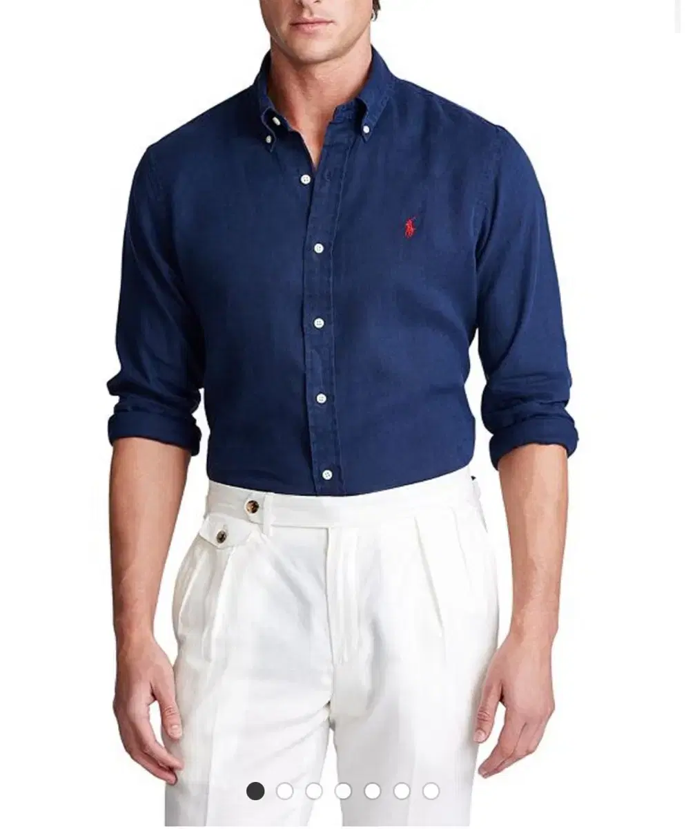 Polo Ralph Lauren Long-sleeved Linen Shirt S