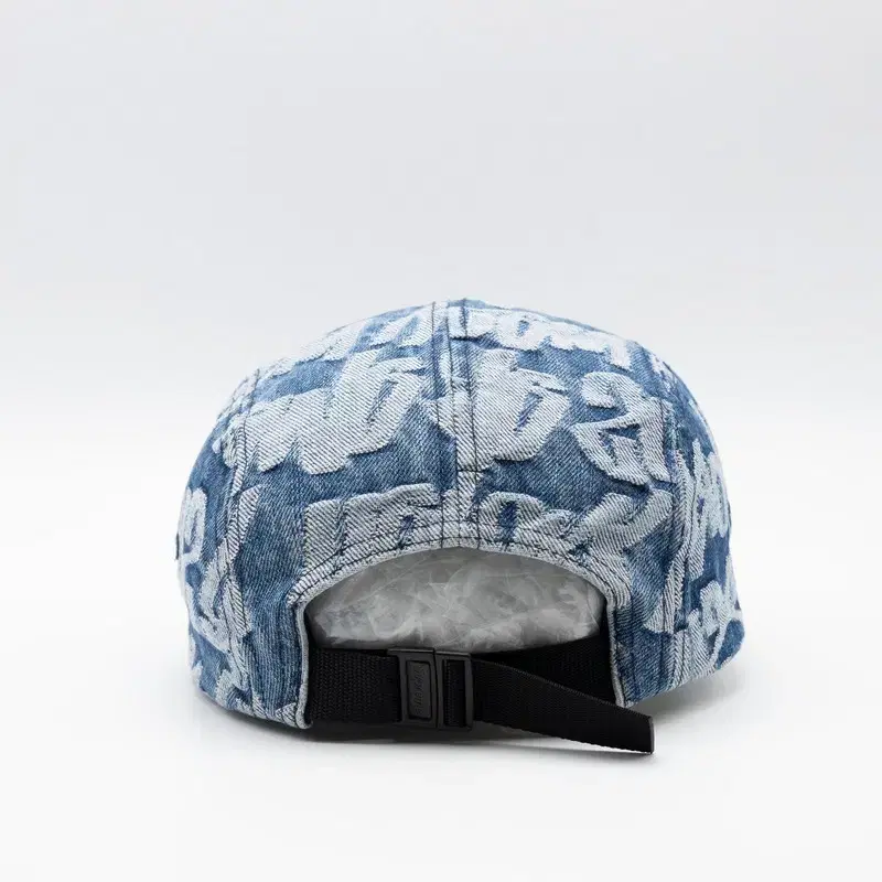 SUPREME JACQUARD DENIM CAP BLUE 22SS