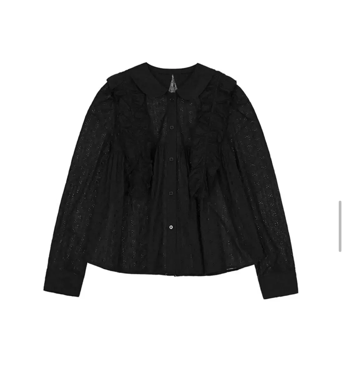 COSMOSS RUFFLE LACE SHIRT 코스모스 블라우스