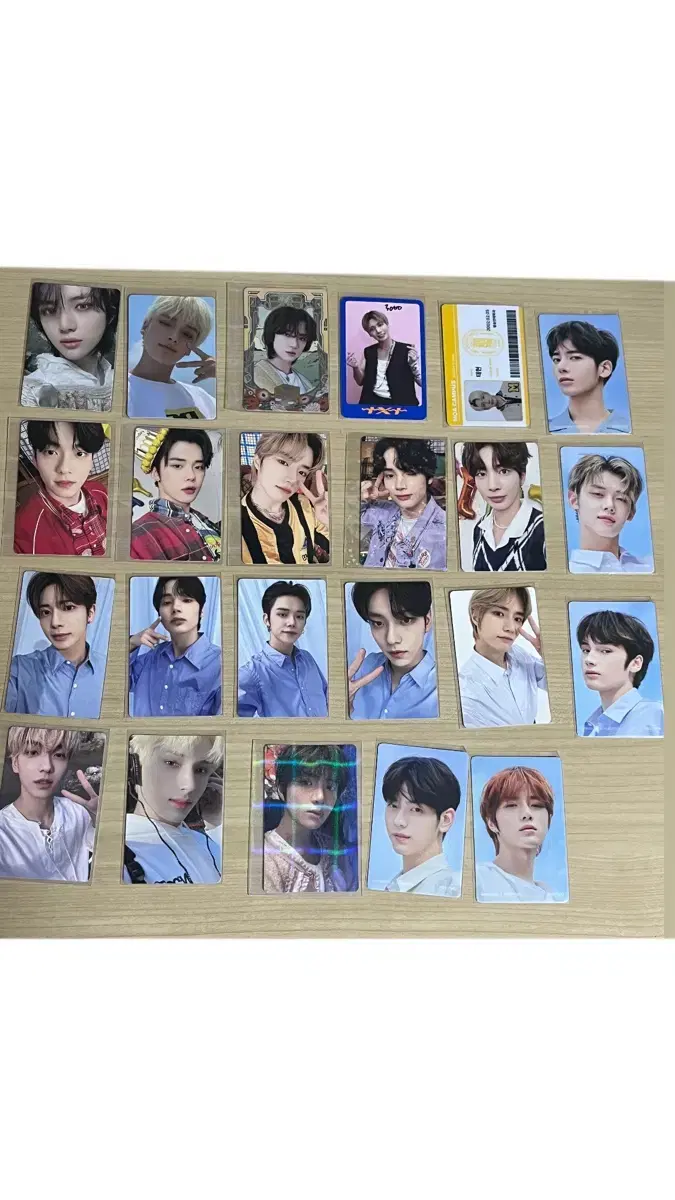 txt photocard sell tomorrow x together txt taehyun soobin yeonjun beomgyu huninka