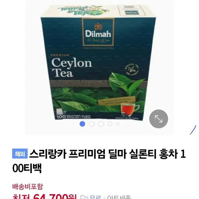 Dilmah 딜마 실론티 100티백 새상품