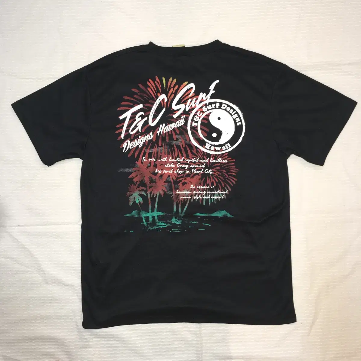 T&C SURF Yin-Yang Short Sleeve T-Shirt