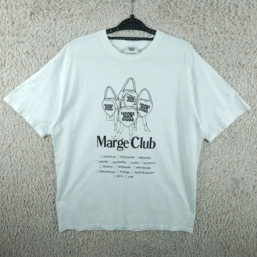 [Men's F]Marisherwood White Round Vahn Tee[Y47-081]/VintageFren