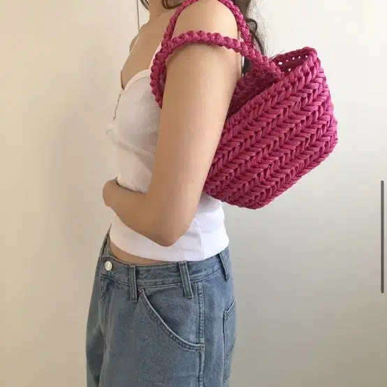 [새상품] 르벙드 mini aguja bag(pink)