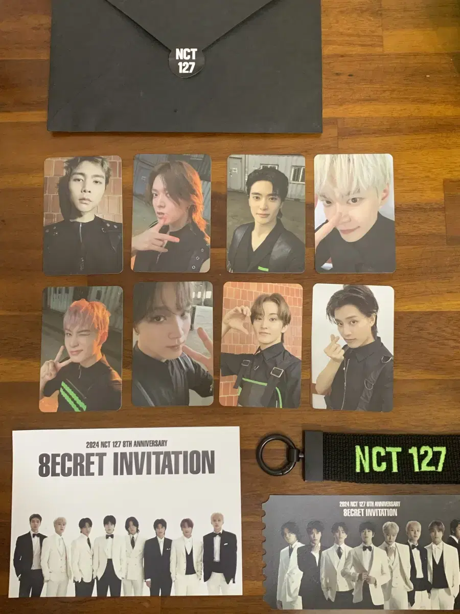 NCT 8th Anniversary fanmeeting Admission gift photocard Goods