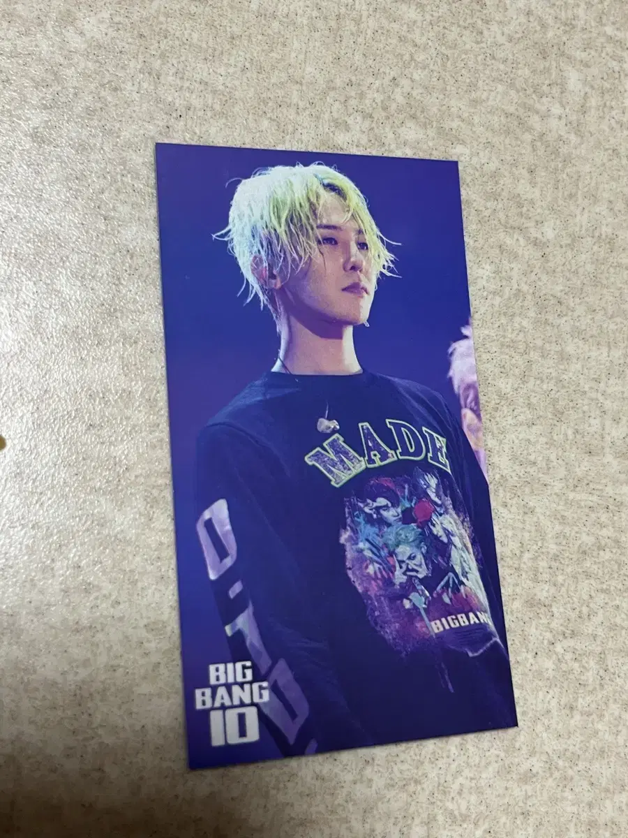 G-Dragon G-Dragon Concert Official Photocard