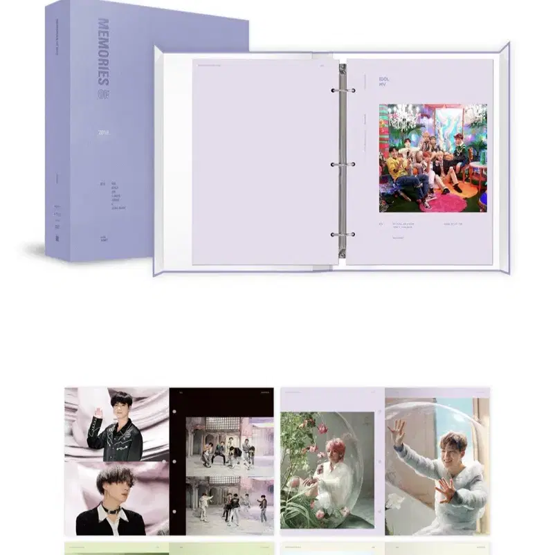 방탄소년단 메모리즈 2018 DVD + 태형 포카