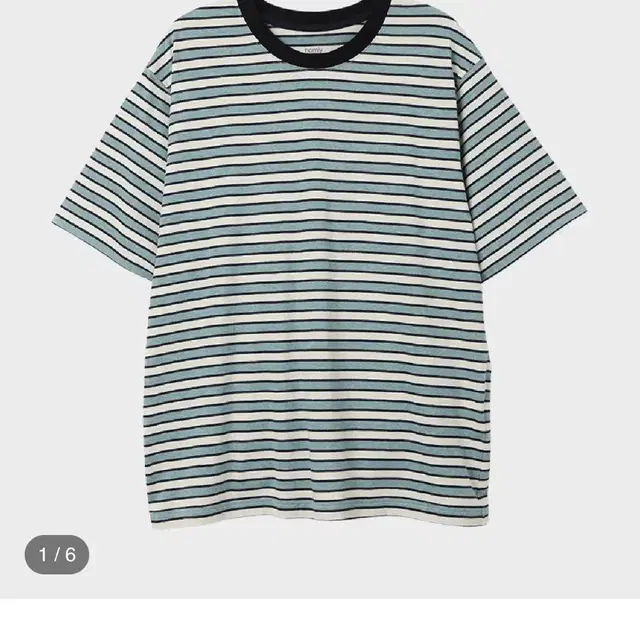 Homly stripe jersey tee light blue 구매