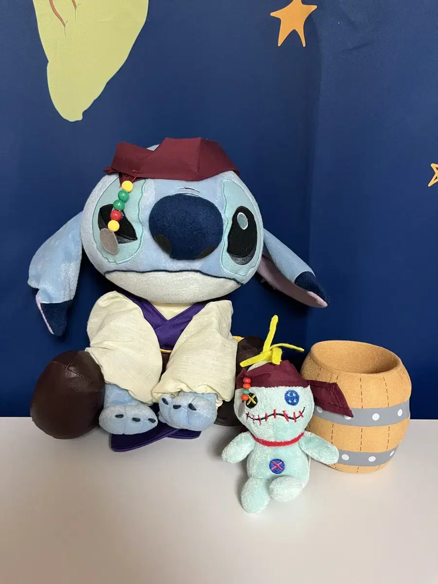 Disney's Pirates of the Caribbean Jack Sparrow Stitch doll Set