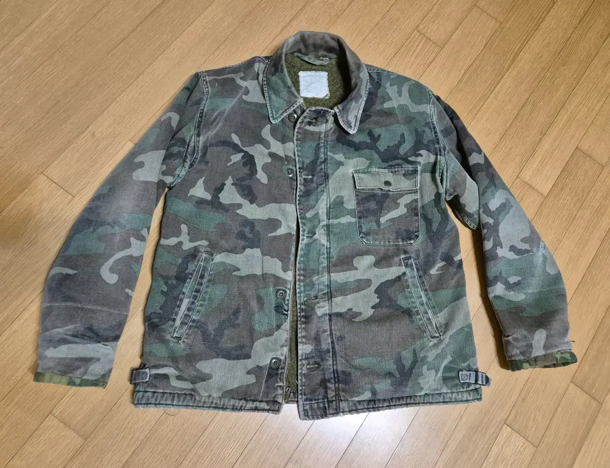 Vintage Alfa Camouflage A-2 Deck Jacket