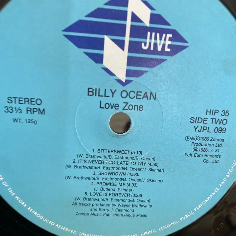 BILLY OCEAN LP / AA3743