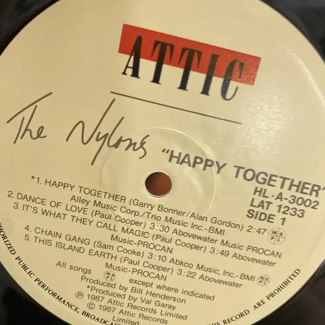 THE NYLONS LP / AA3770