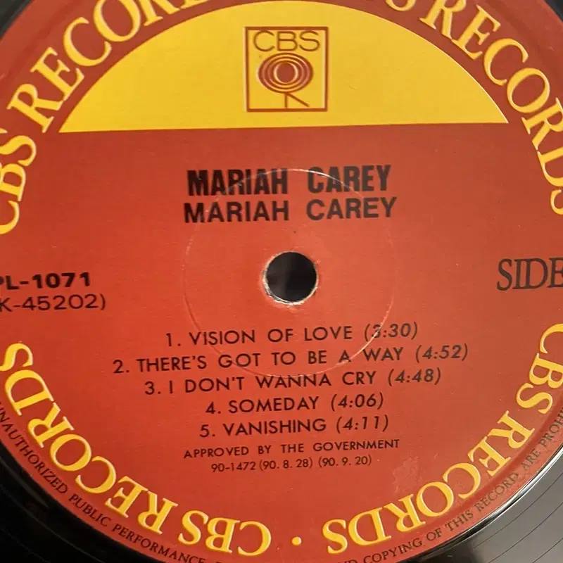 MARIAH CAREY  LP / AA3780