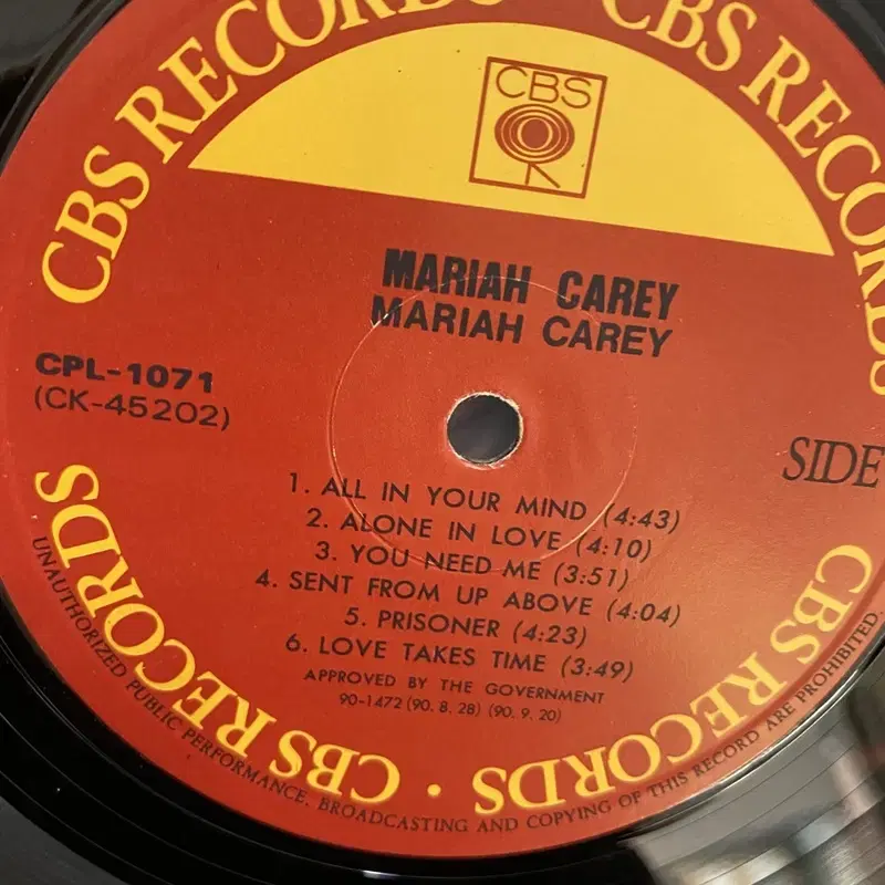 MARIAH CAREY  LP / AA3780