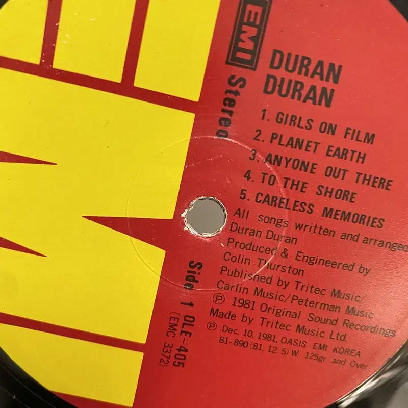 DURAN DURAN   LP / AA3790