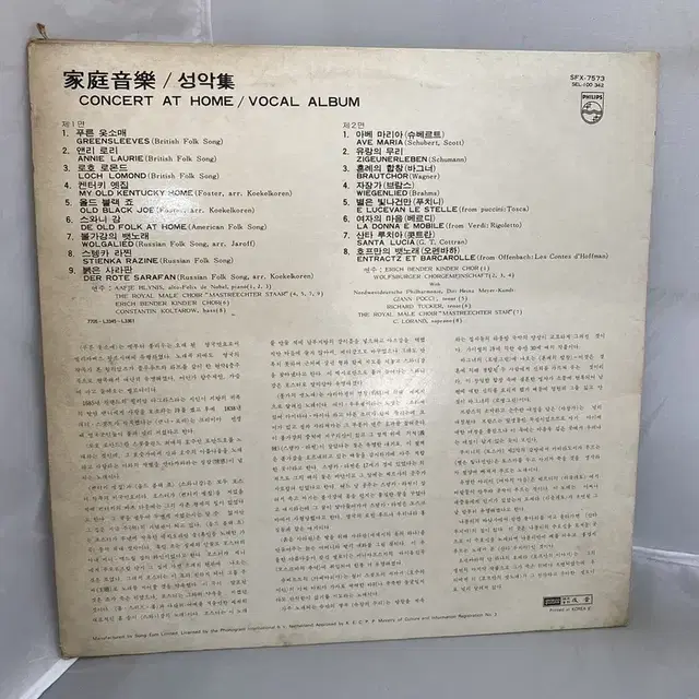 CONCERT AT HOME LP / AA3802