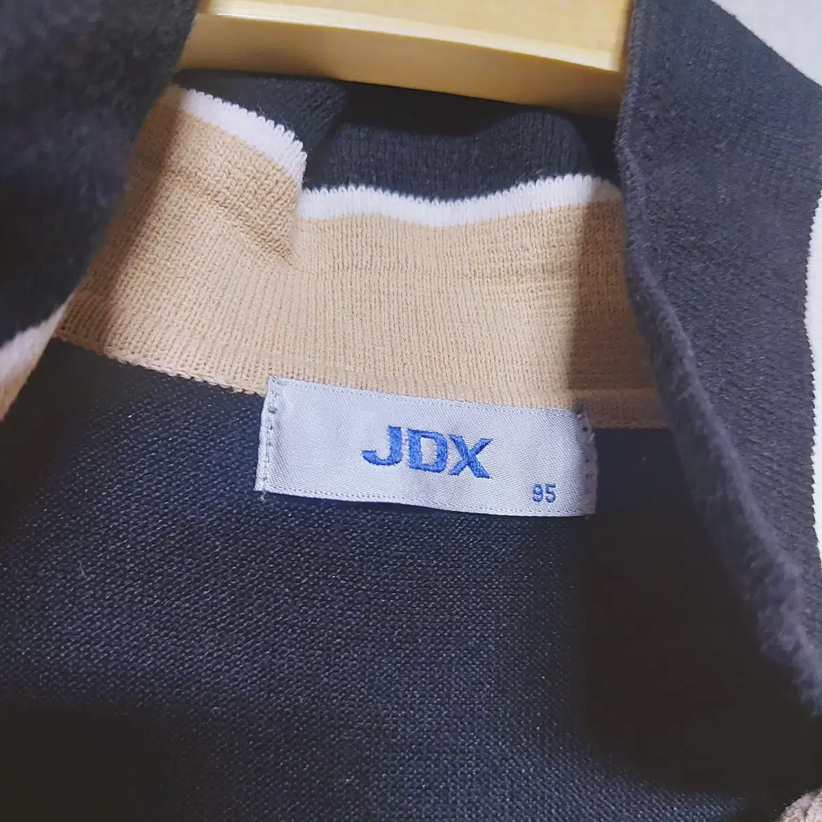 JDX 2020S/S 남성골프웨어 여름니트 카라티 95 블랙 베이지 반팔