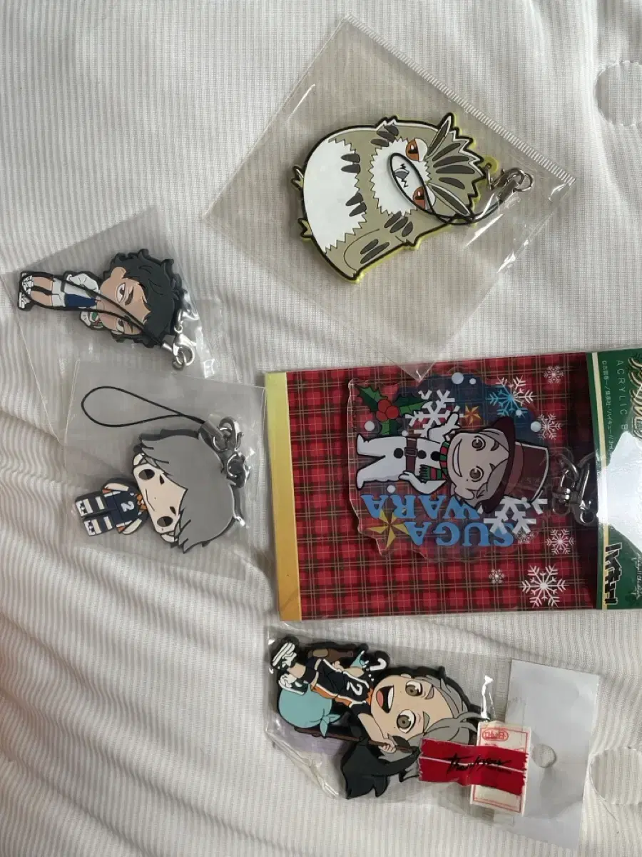 Haikyuu keyring Goods Akaashi Sugawara Bokuto