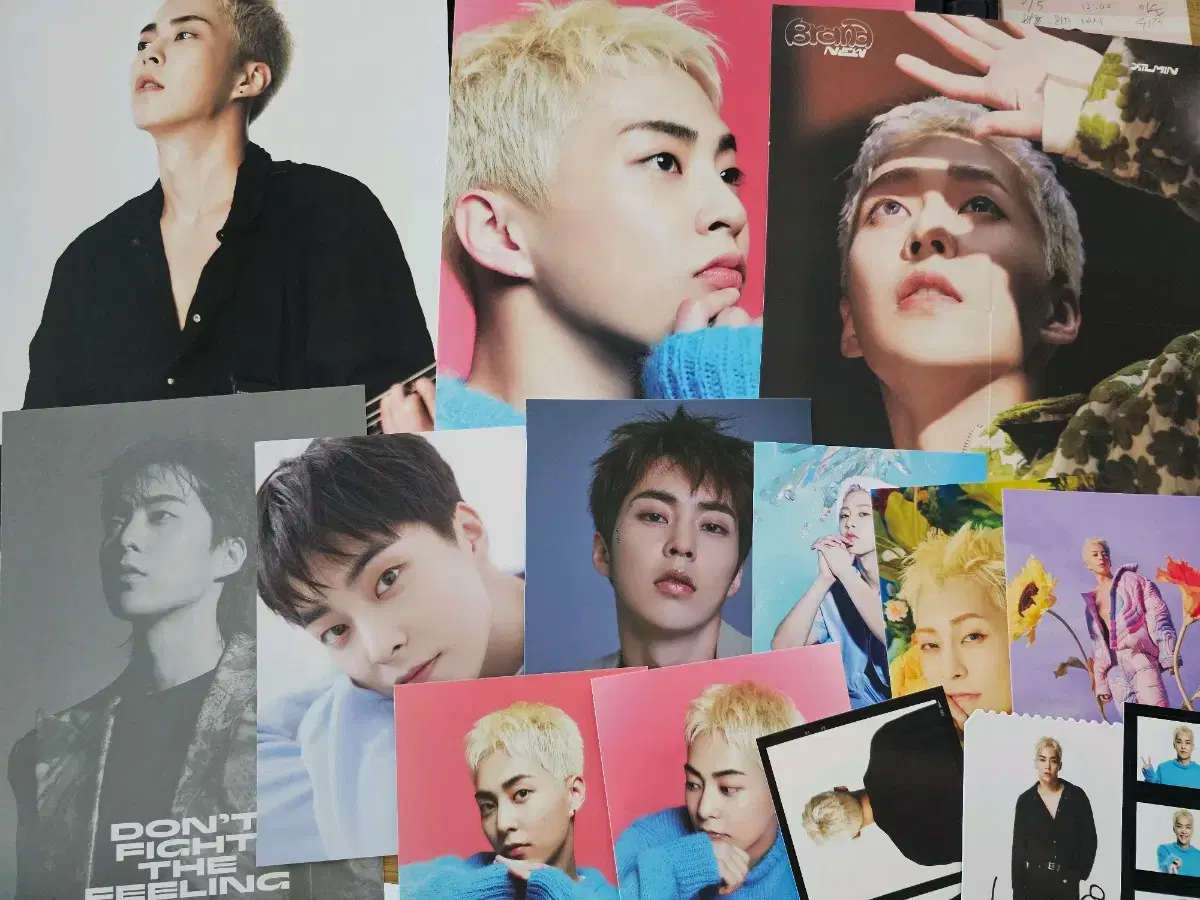 Xiumin seasons greetings postcard and others