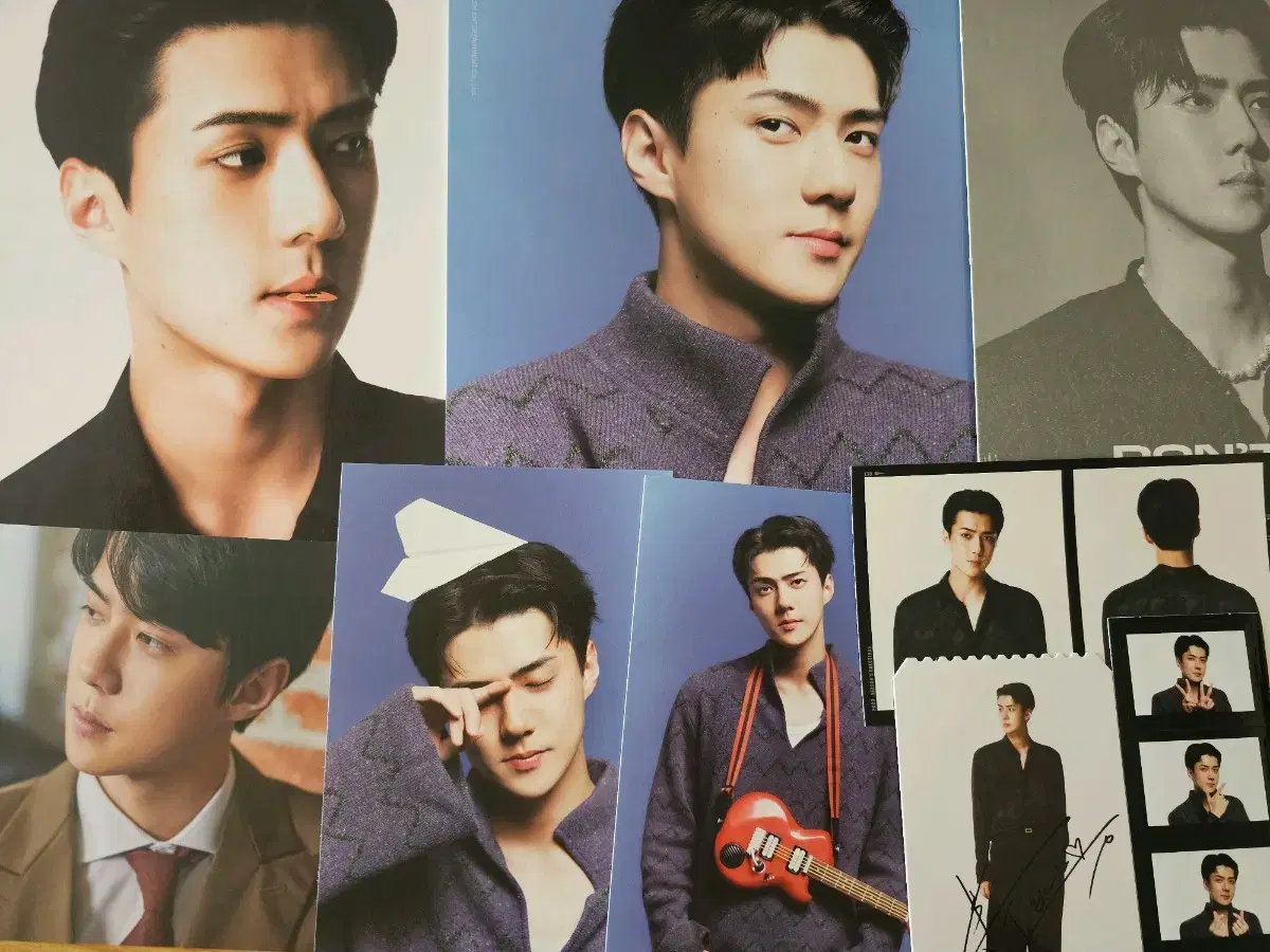 Sehun seasons greetings postcard etc.