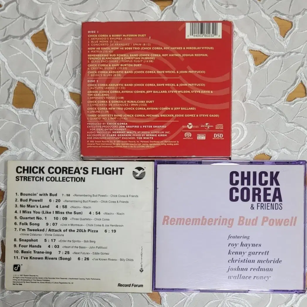 칙 코리아(CHICK COREA) 시디 모음