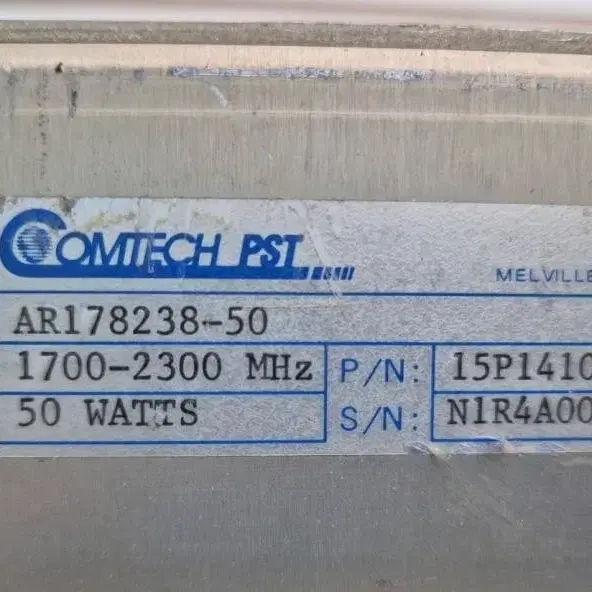 Comtech PST AR178238-50 RF Power AMP.