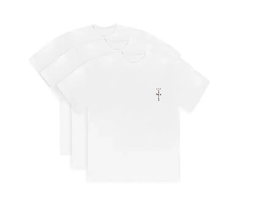 트레비 스캇 반팔Travis Scott CJ T-Shirts(3Pack)