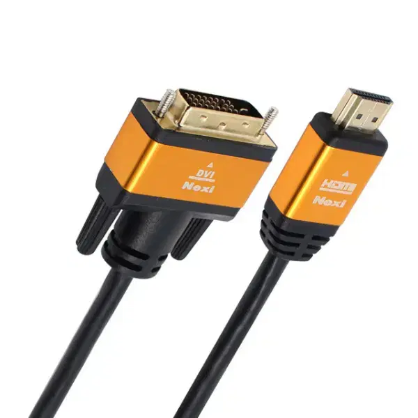 DVI 듀얼 변환 HDMI 2.0 모니터 메탈 케이블 20m