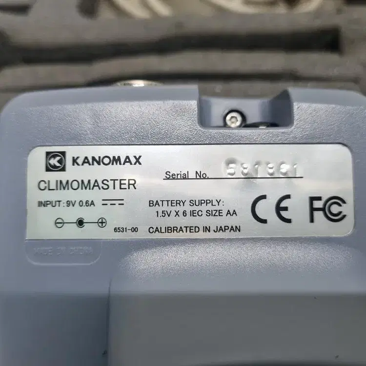 KANOMAX Climomaster 6531 가노막스 풍압풍속계.