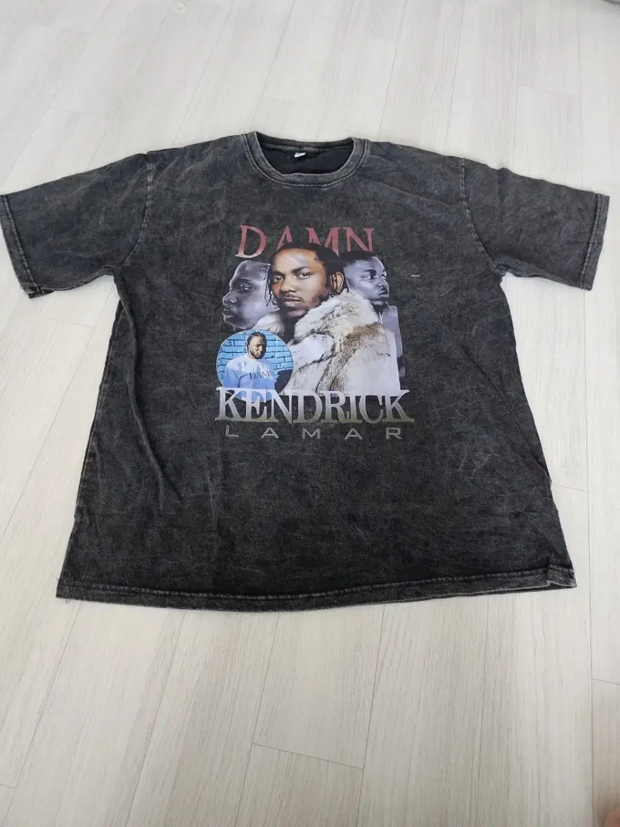 Kendrick Lamar Big Print Stonewashed Vahn T-Shirt